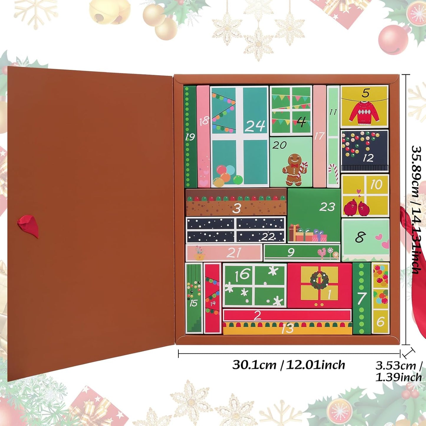 Makeup Advent Calendar 2025 - 24 Days of Christmas Beauty Sets | Perfect Gift for Women & Teens