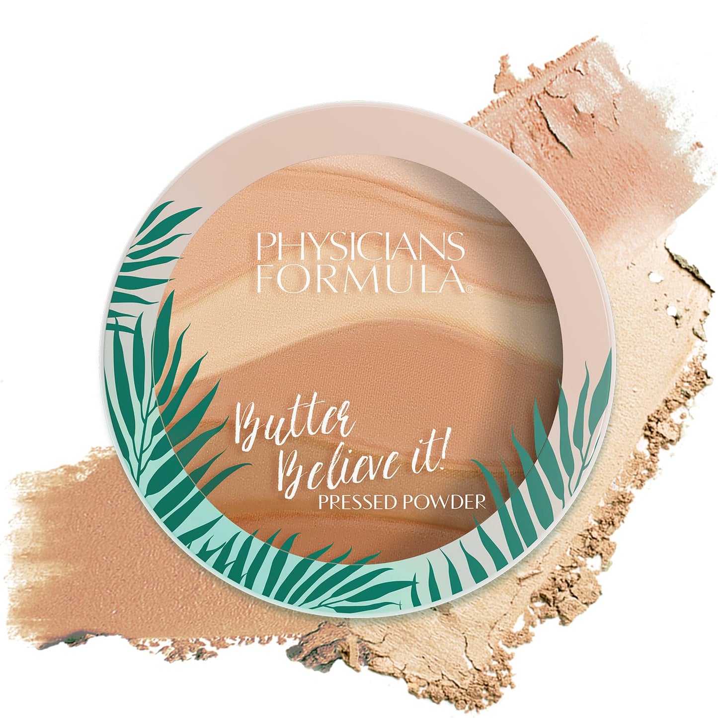Physicians Formula Butter Glow Pressed Powder - Radiance-Boosting Face Powder with Murumuru Butter | Translucent Glow Finish