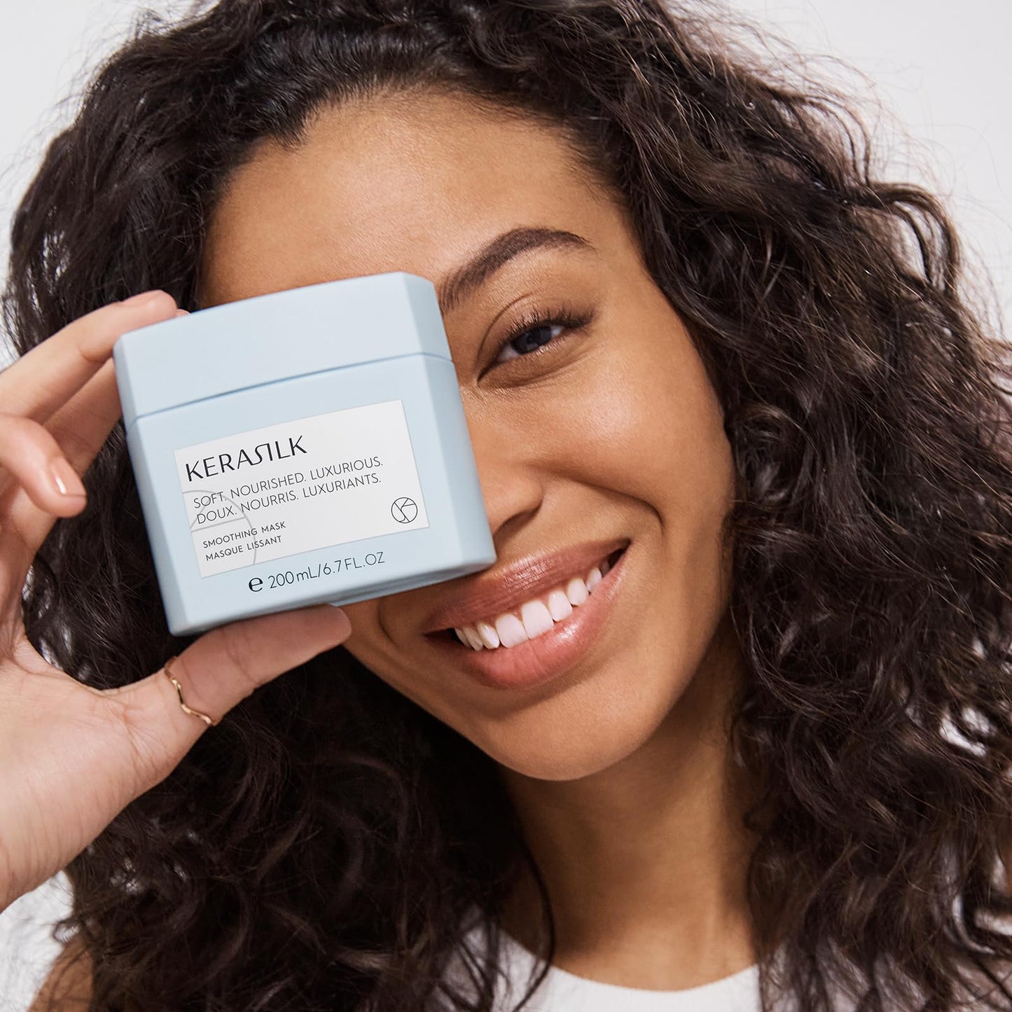 KERASILK Smoothing Mask | Tames Frizz & Smooths Strands |Intensely Nourishes & Deep Conditions | For Coarse, Frizzy & Unruly Hair | Improves Manageability for All Hair Types & Textures | 200ml