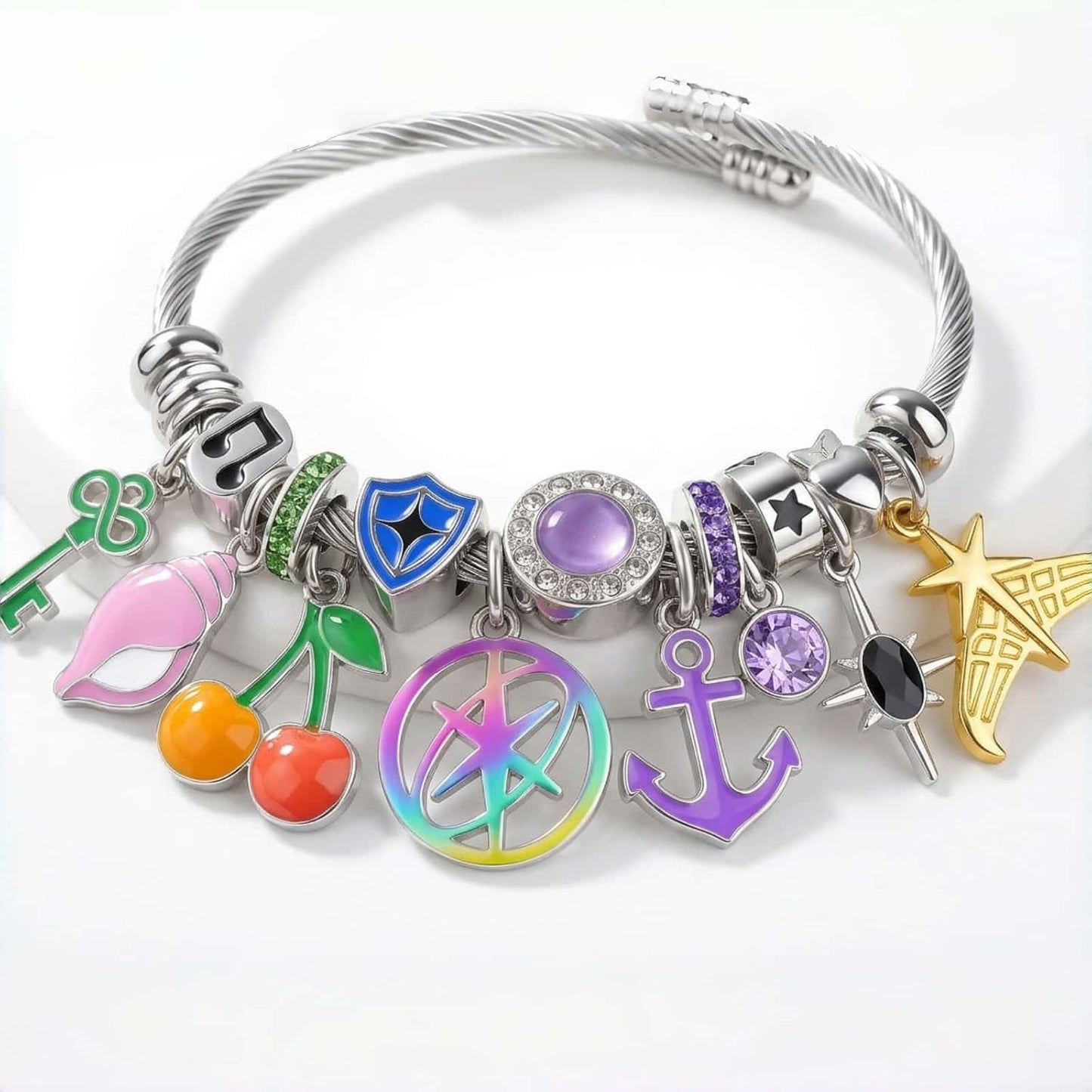 KPop Charm Bracelet for Women - Adjustable Beaded Friendship Gift | Stylish Katseye Design