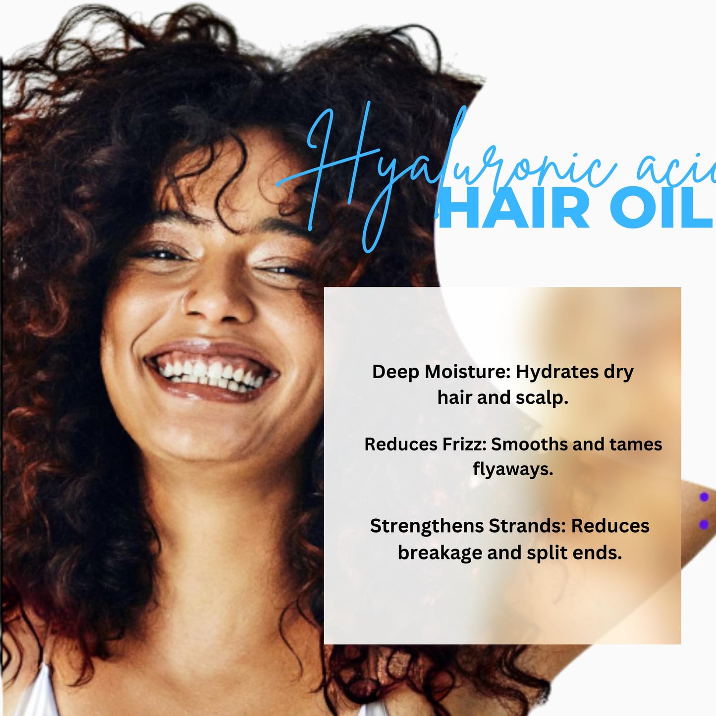 BBROSE Hair Oil with Hyaluronic Acid for All Hair Types – Deep Nourishment, Frizz & Split-End Control, Boosts Shine – 100ml