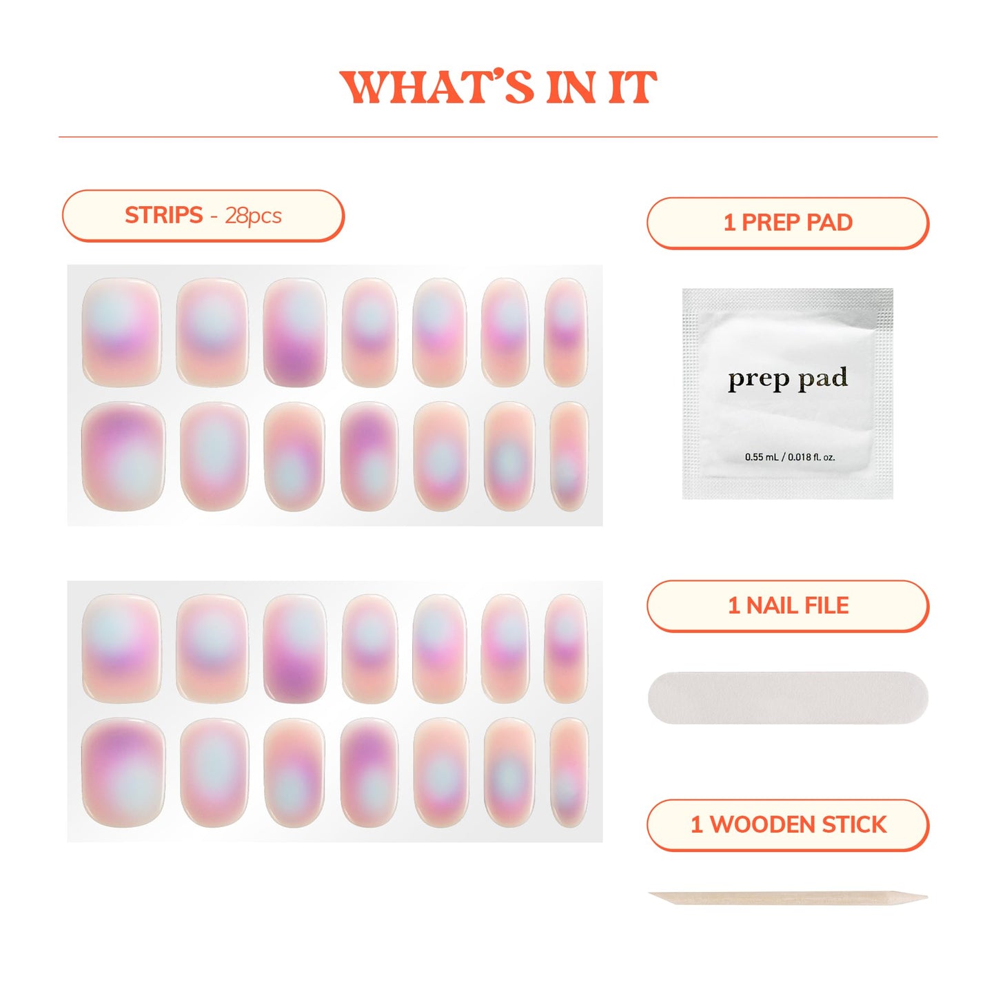 Heyhae Semi Cured Gel Nail Strips Salon Quality - Hey, 2 Cool 4 School