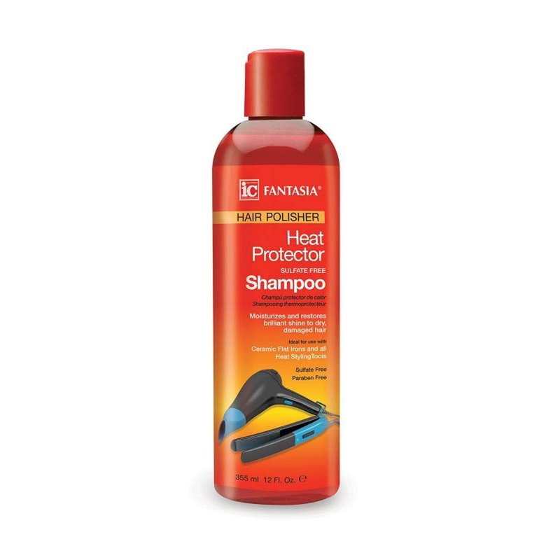 Fantasia Ic Hair Polisher Heat Proctector Sulfate Free Shampoo, 12 Oz