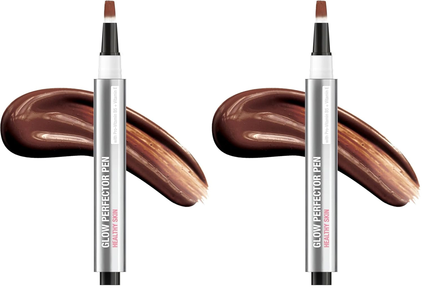 Neutrogena Healthy Skin Glow Perfector Concealer Pen - Lightweight Liquid Makeup with Pro-Vitamin B5 & Vitamin E | Light, 0.1 oz
