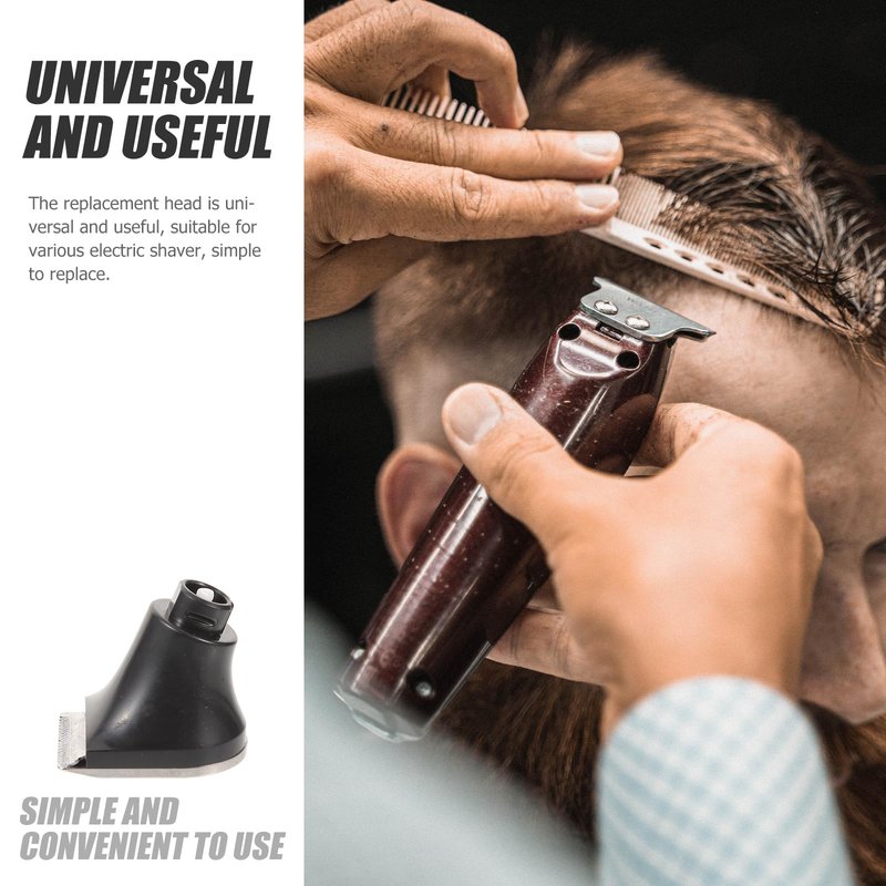 minkissy 3Pcs Universal Electric Shaver Replacement Heads for Men Detachable Shaver Head Set Compatible with Various Electric Razors Easy to Install and Replace