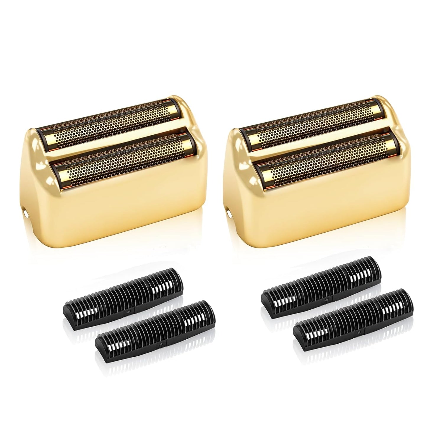 Shaver Replacement Foil & Cutters - Compatible with BaBylissPRO Double FXFS2 | Black 3 Pack