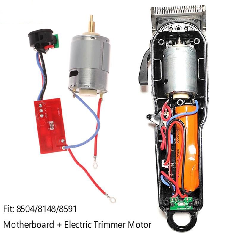 BestRec Electric Hair Clipper Accessory Assembly Motherboard Main and Small Circuit Board Charging Socket for WAHL 8591/8148 Accessory