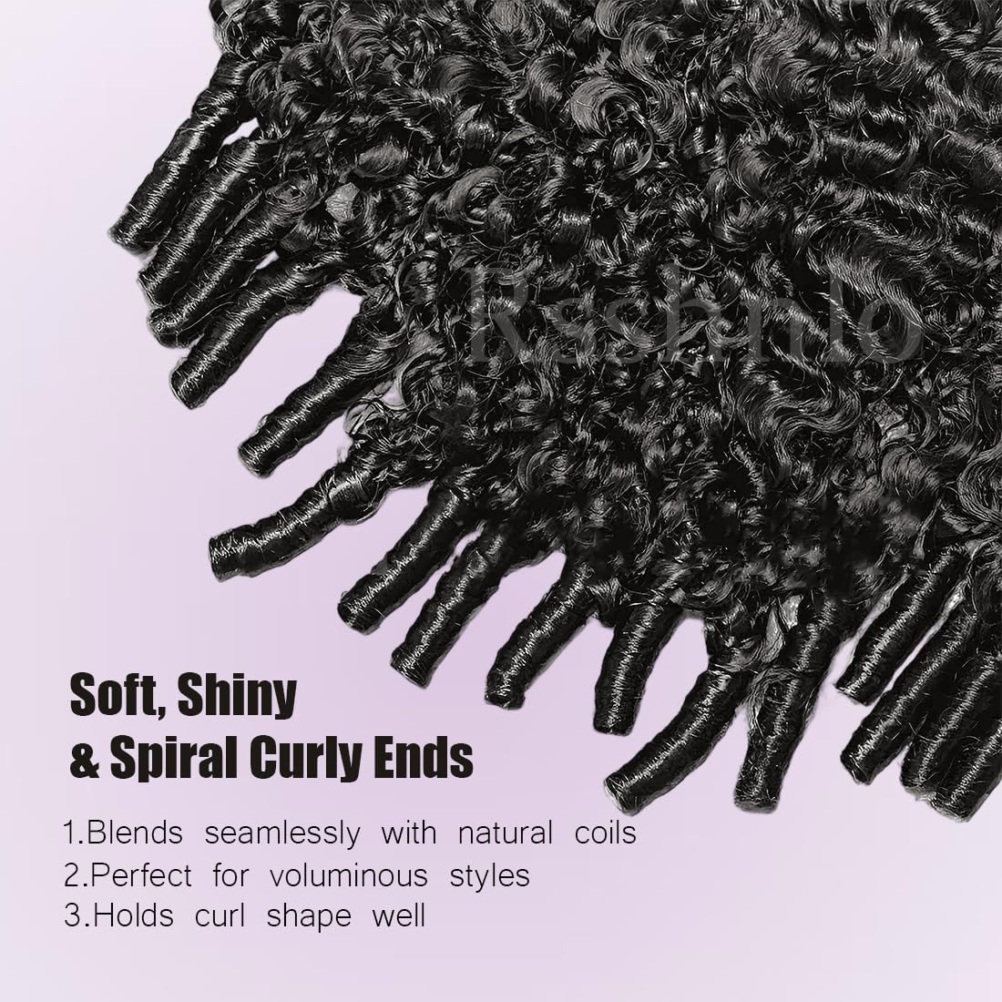 Burmese Curly Half Wig - 200% Density Human Hair | Glueless 14-Inch Flip Over & Drawstring Headband Wig for Beginners