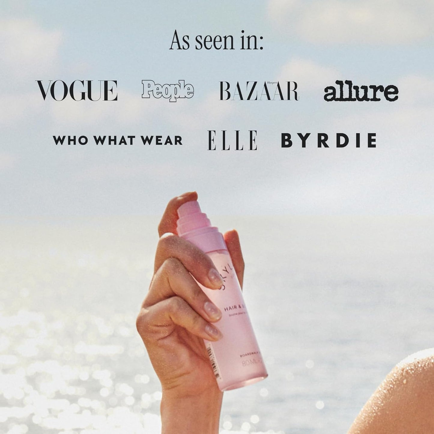 Skylar Boardwalk Delight Hair & Body Mist - Hypoallergenic Vegan Fragrance | 80 ML, 2.7 Fl Oz