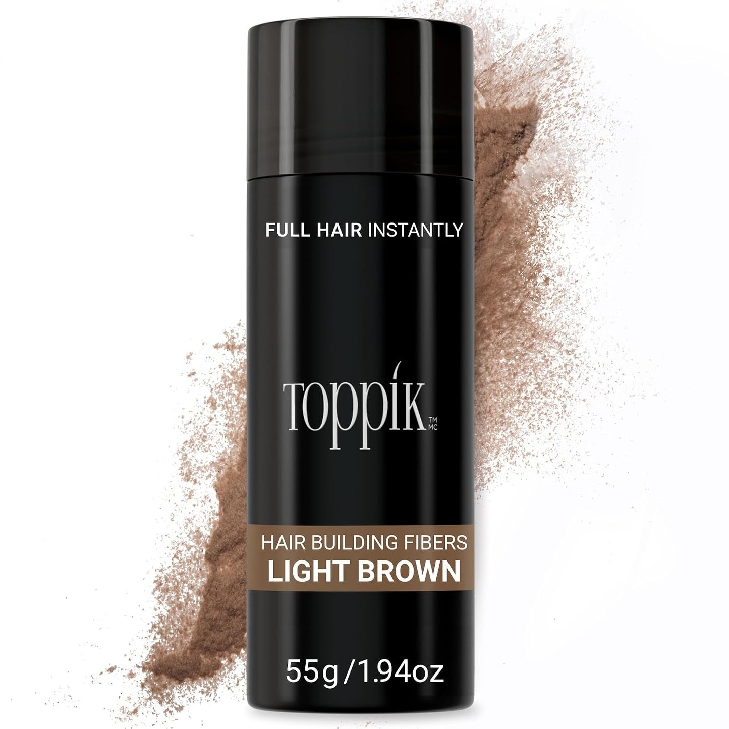 Toppik Hair Building Fibers - Instantly Thicker & Fuller Hair | 9 Shades, 4 Sizes Available
