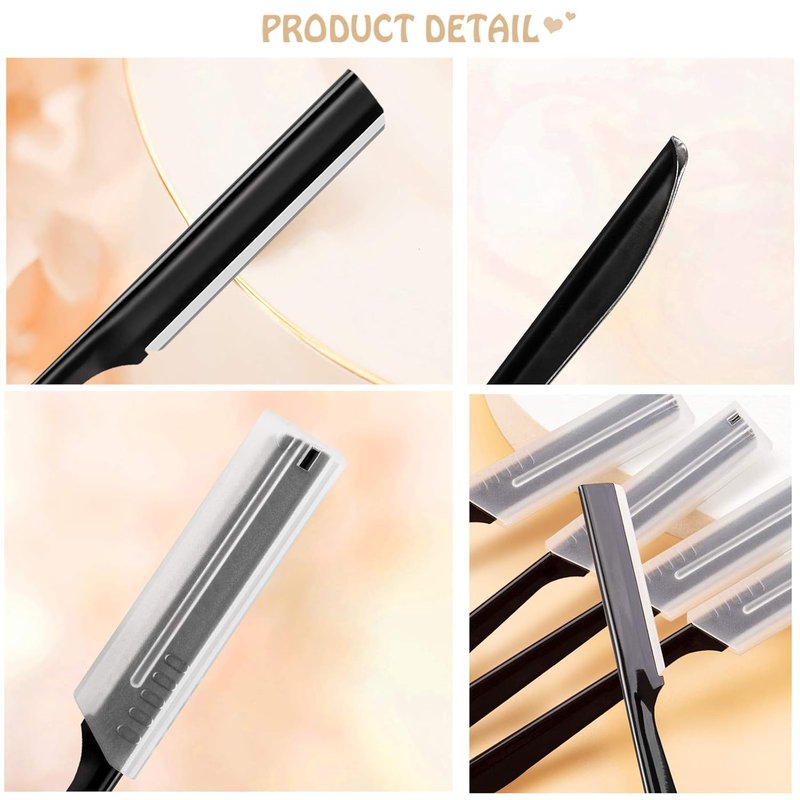 Eyebrow Razor Shaper - Precision Grooming Tool for Men & Women | Black