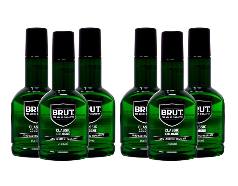 Brut Classic Scent Cologne 5 Ounce (145ml) (6 Pack)