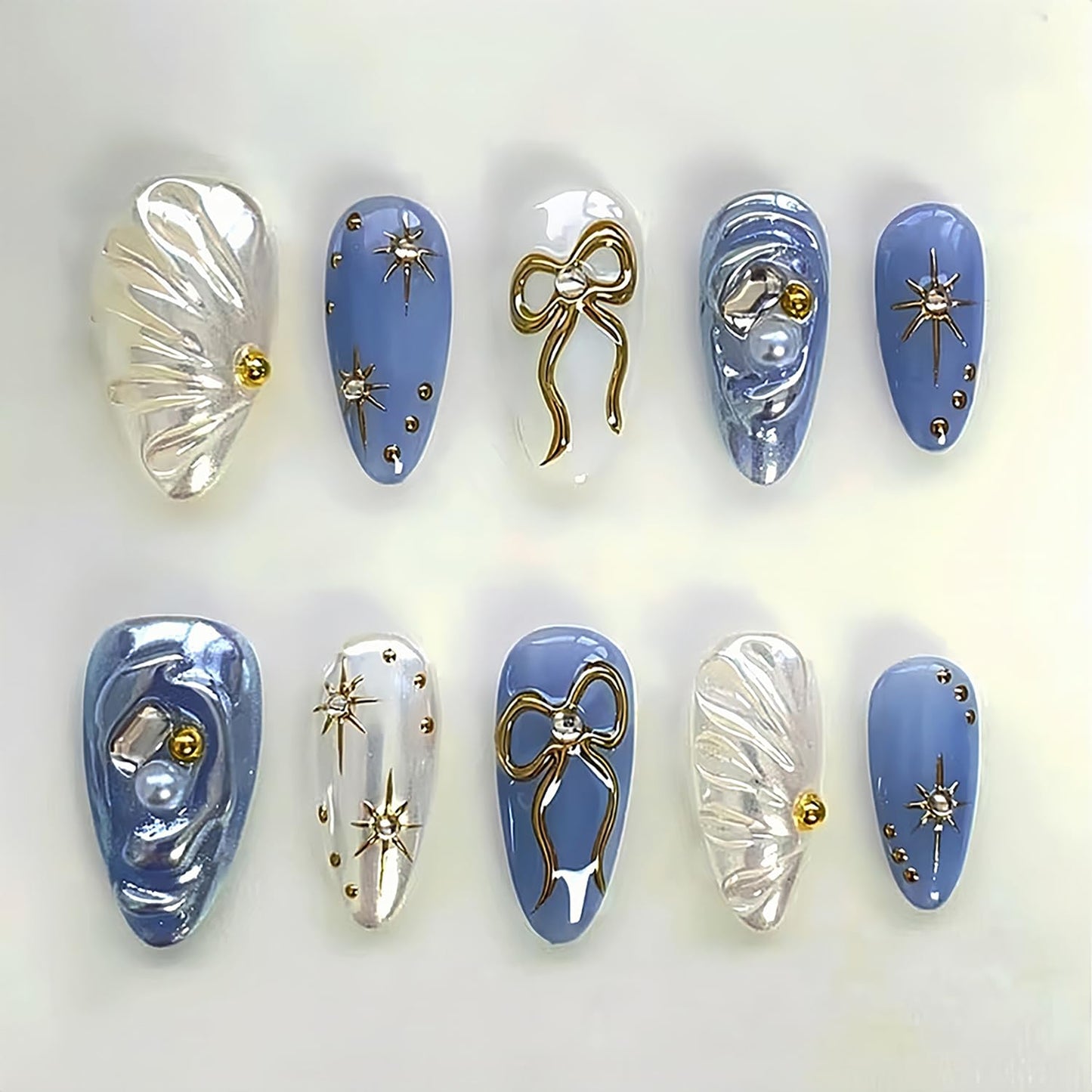 30Pcs Halloween Press-On Nails - 3D Spider & Bat Designs | Medium Almond Acrylic Tips for Women