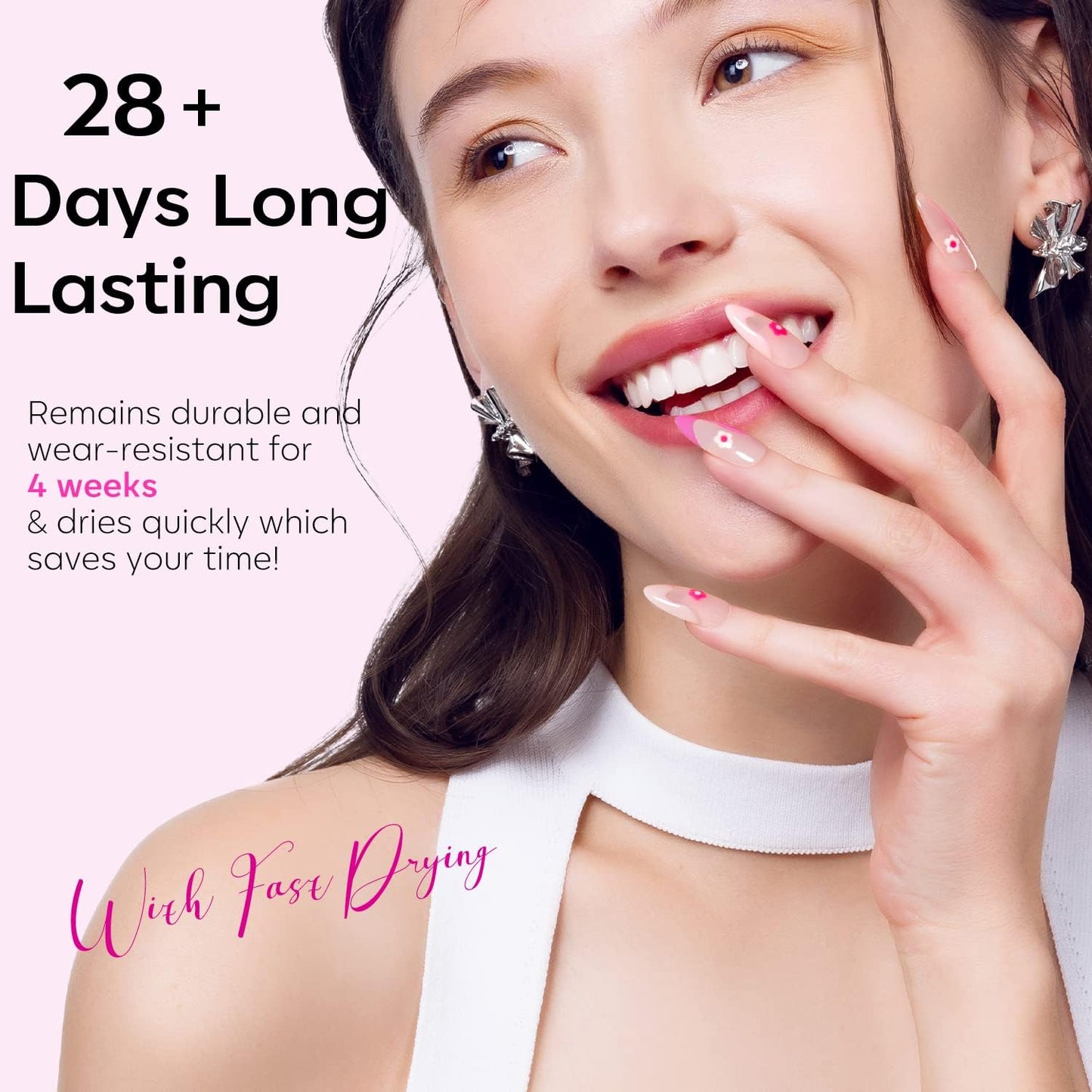 Pink Gel Nail Polish Set - 6 Pastel & Neon Shades for DIY Nail Art | Summer 2026 Collection