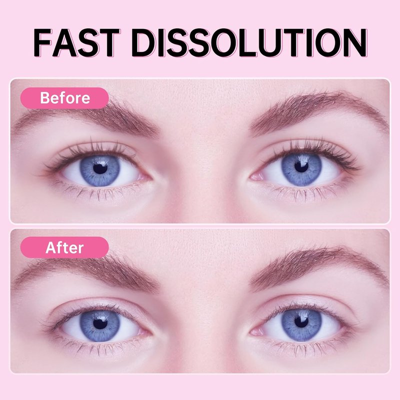 Eyelash Extension Remover Cream - Safe & Fast Dissolution | Low Irritation 5g (White)