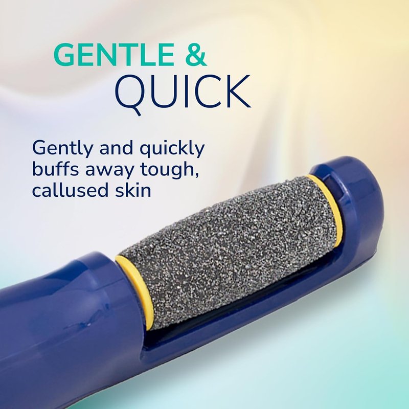 Dr. Scholl's Callus Remover - Electric Foot File for Effortless Hard Skin Removal | Travel-Friendly, Smooth Skin in Minutes