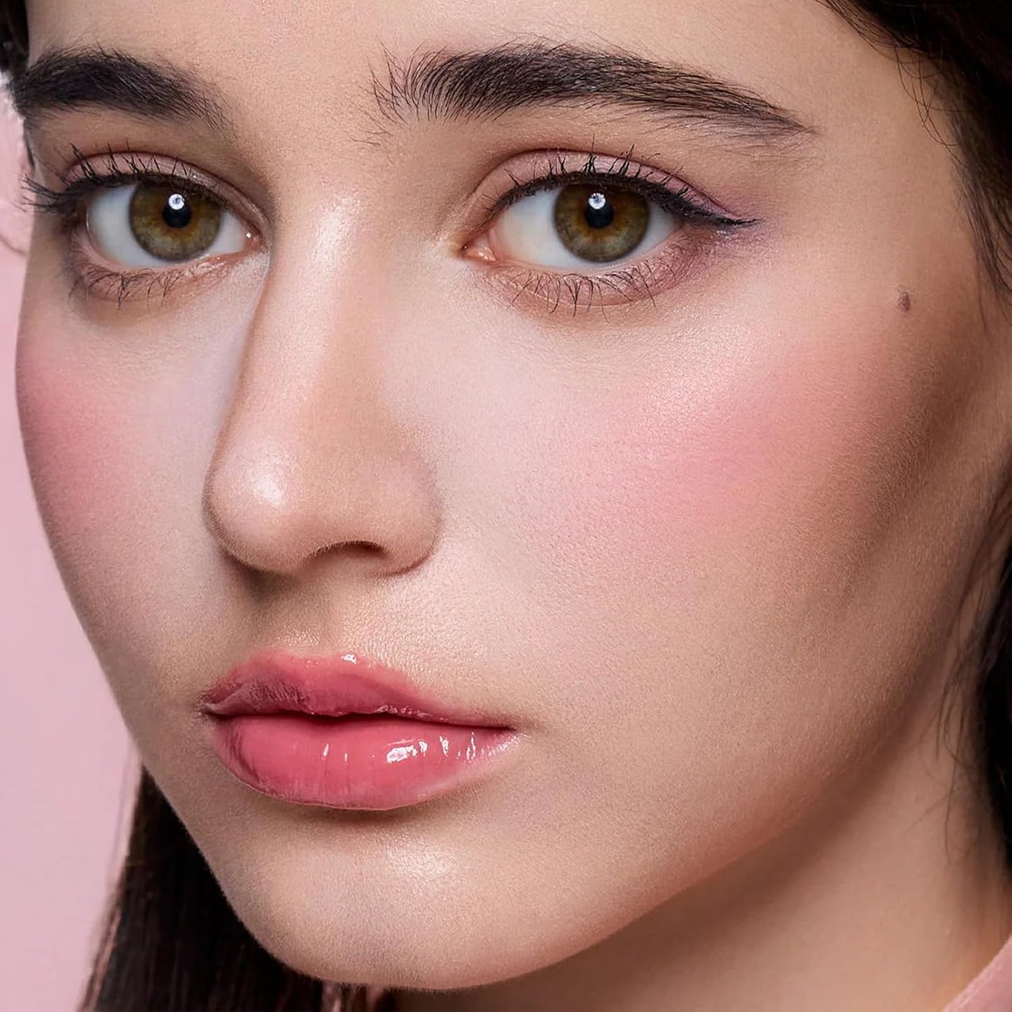 Butterfly Cloud Collar Highlighting & Blush Duo Powder - Blue & Pink Matte Blush Palette, 0.21 Oz (02 Seaborne Moon)