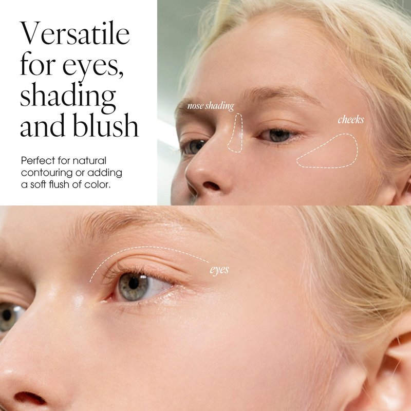 AmeliSeoul STEP BASIC 236 YOGURT, Longwear Eyeshadow Single, High-Pigment Eye Shadow Compact, Smooth & Blendable Colors, Crease-free (1.7g, 0.004 oz.)
