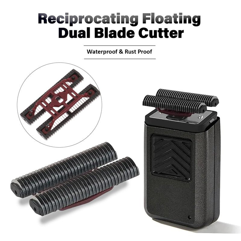 Finale Blades Shaver Replacement Compatible with wahl 5-Star Shaper (#8061-100) and Finale (#8164),Fit for 7031-100 7043-100 Foil Shaver Blade Inner Cutter Bar, Razor Blades, 2 Sets