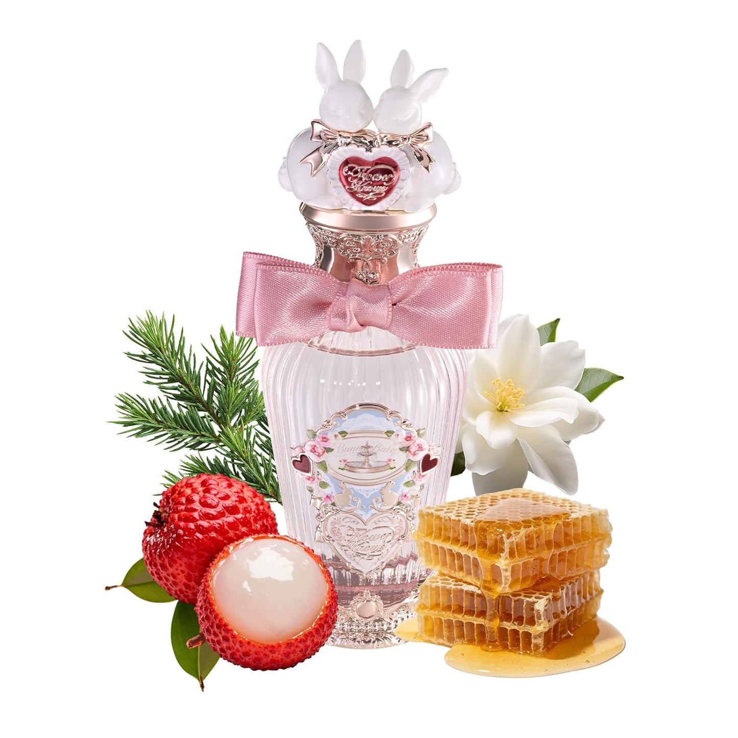 Bunny Garden Perfume - Floral & Fruity Eau de Parfum for Women | Vegan, 1.69 fl. oz (Dewy Rose)