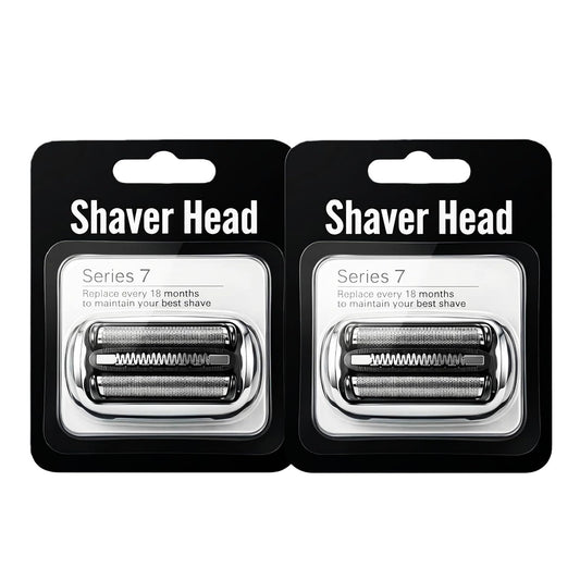 73S Series 7 Replacement Shaver Head for Braun S7 360 Flex Compatible, Replacement Blades for Braun Series 7 7020s 7025s 7027cc 7071cc 7075cc 7085cc (2PCS)