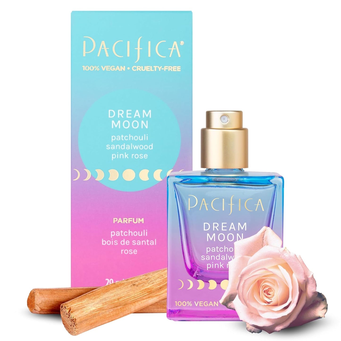 Pacifica French Lilac Spray Perfume - Vegan Floral Fragrance for Women | Fresh-Cut Lilac & Magnolia, 1 oz