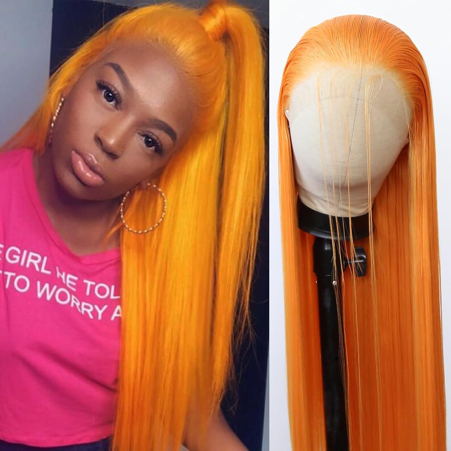 99J Burgundy Lace Front Wig - Long Straight Synthetic Hair, Pre-Plucked Natural Hairline for Black Women | Heat Resistant Fiber, Daily Wear