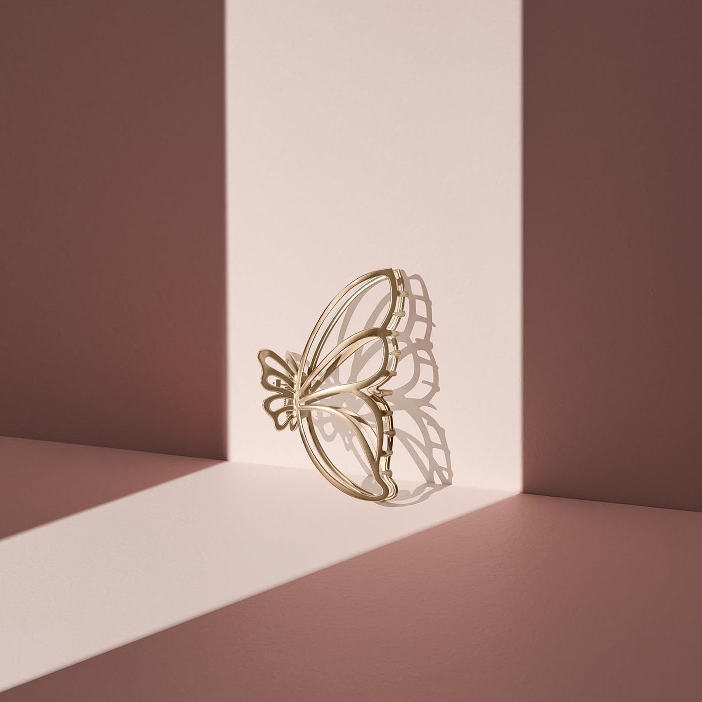Gilded Wing Hair Clip - Large Chic Gold Metal Hair Accessory for Women | Perfect for Medium, Thick, or Curly Hair