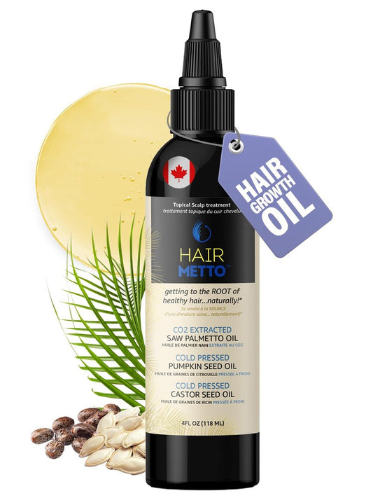 Pumpkin Seed Oil with Saw Palmetto Extract for Hair Growth – 10X Potency Targeted Scalp Treatment with Castor, Lavender Scent & Rosemary Oil for Growth, Stronger, Fuller Hair 4oz (118ml)