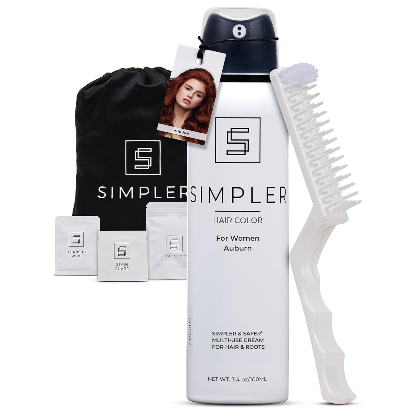 Permanent Ammonia-Free Hair Dye for Women | Natural Medium Blonde Gray Coverage - Sensitive Scalp Formula