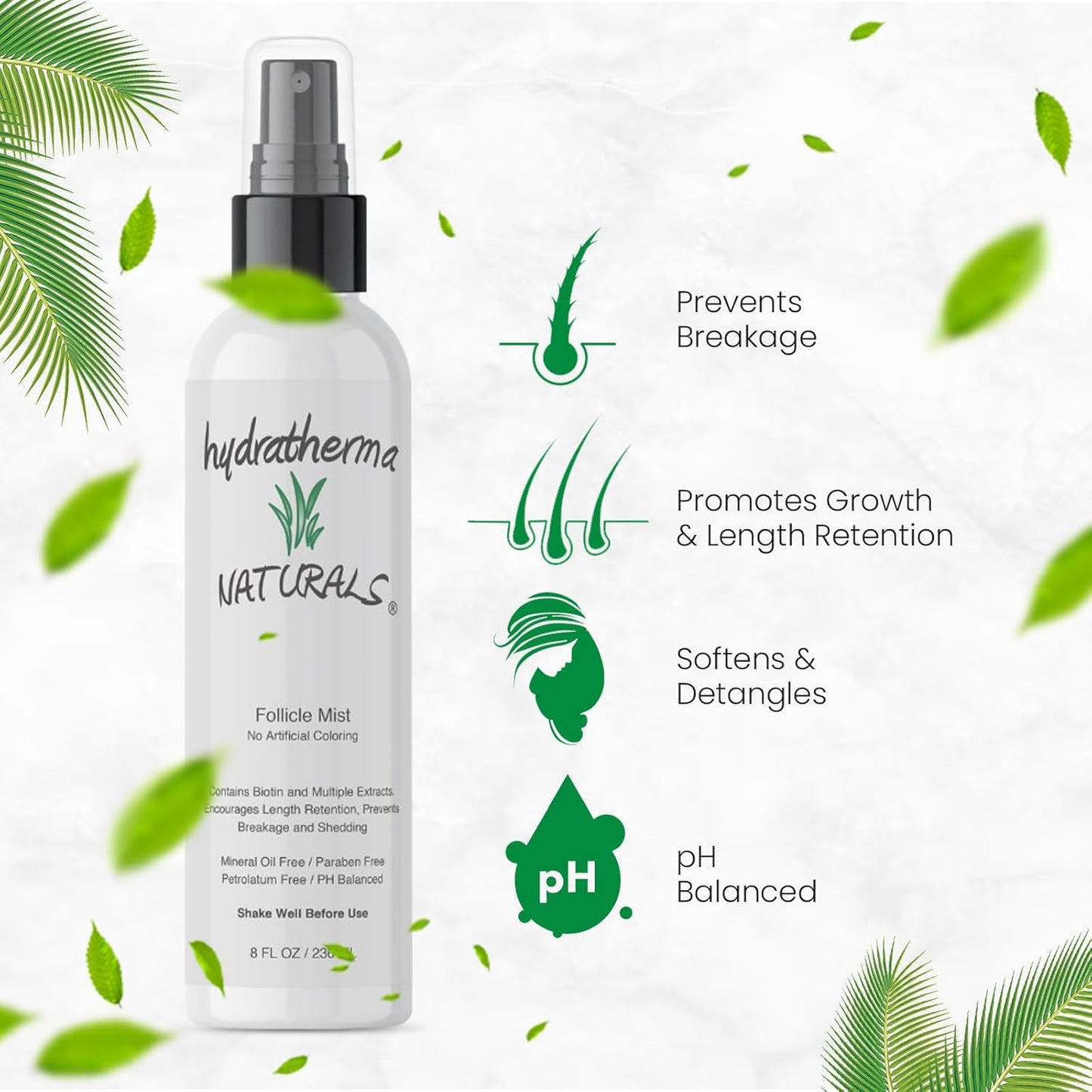 Hair Follicle Mist - Nourishing Scalp Treatment for Thicker Hair | 8 oz.