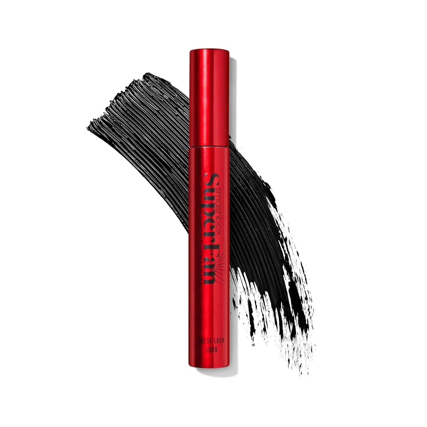 Smashbox Super Fan Lash Lengthening Mascara - Fanned-Out Volume & Length, Long-Wearing, 0.34 Fl Oz | Black