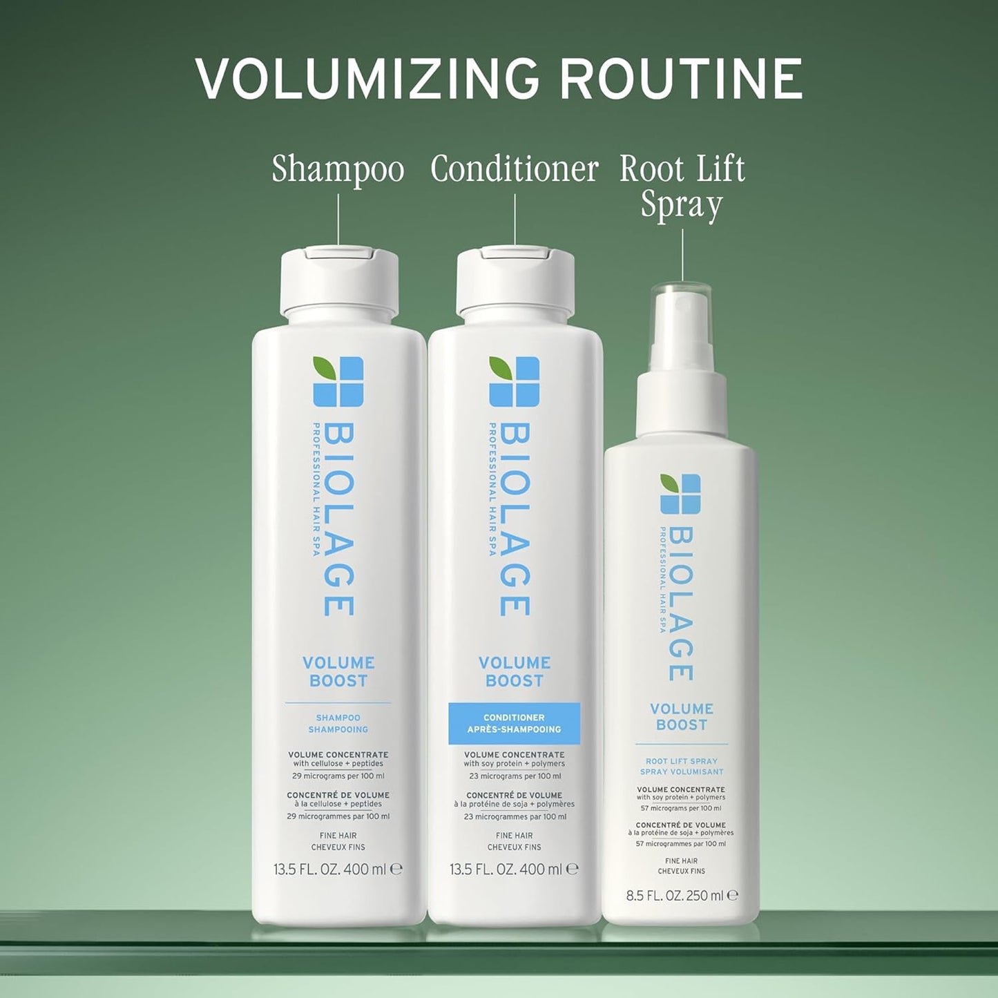 Biolage Volume Boost Shampoo for Fine Hair - Lightweight Volume & Root Lift | Vegan & Paraben-Free