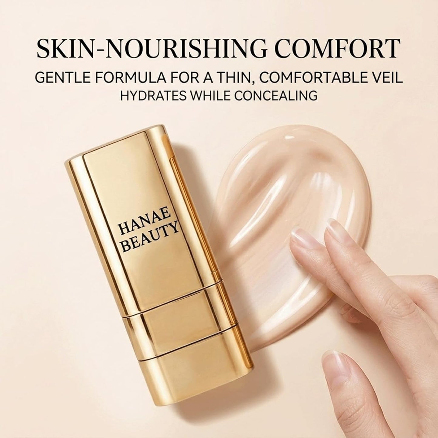 Korean Foundation Stick - Dual-Ended Long-Lasting Coverage | Natural Dewy Finish, 1 Piece