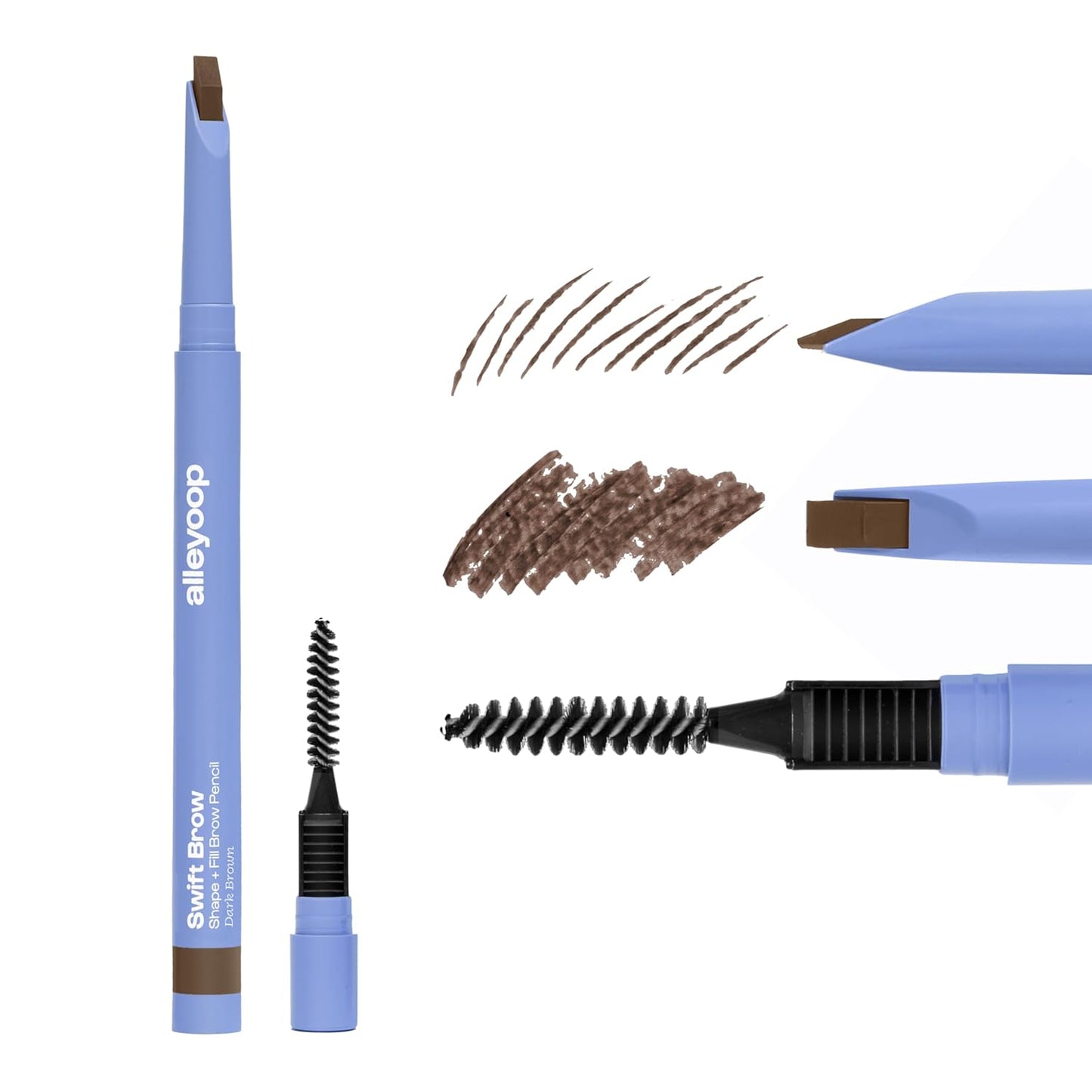 4 in 1 Makeup Pen - All-in-One Eyeliner, Lip Liner, Highlighter & Concealer | Vegan Travel-Friendly Makeup in Rouge Light