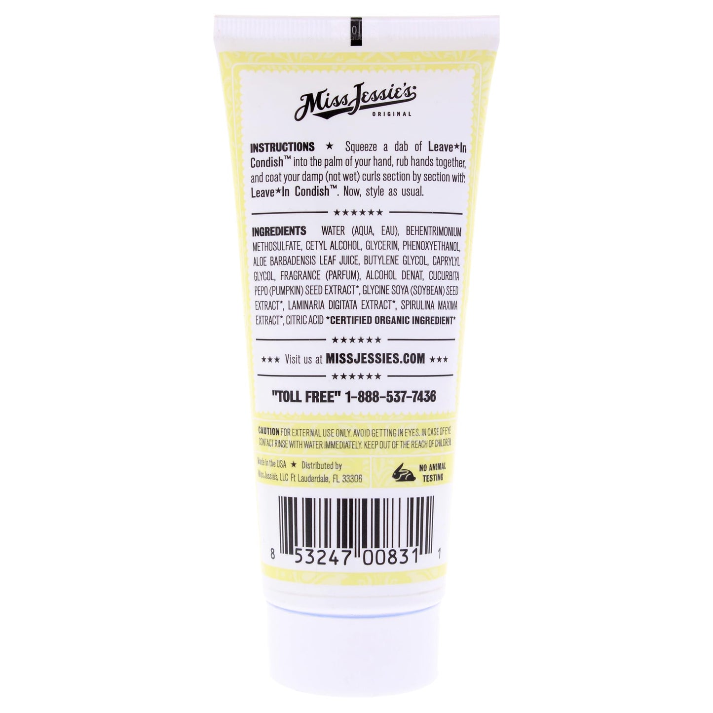 Miss Jessie's Leave in Condish for Unisex - 3.4 oz Conditioner