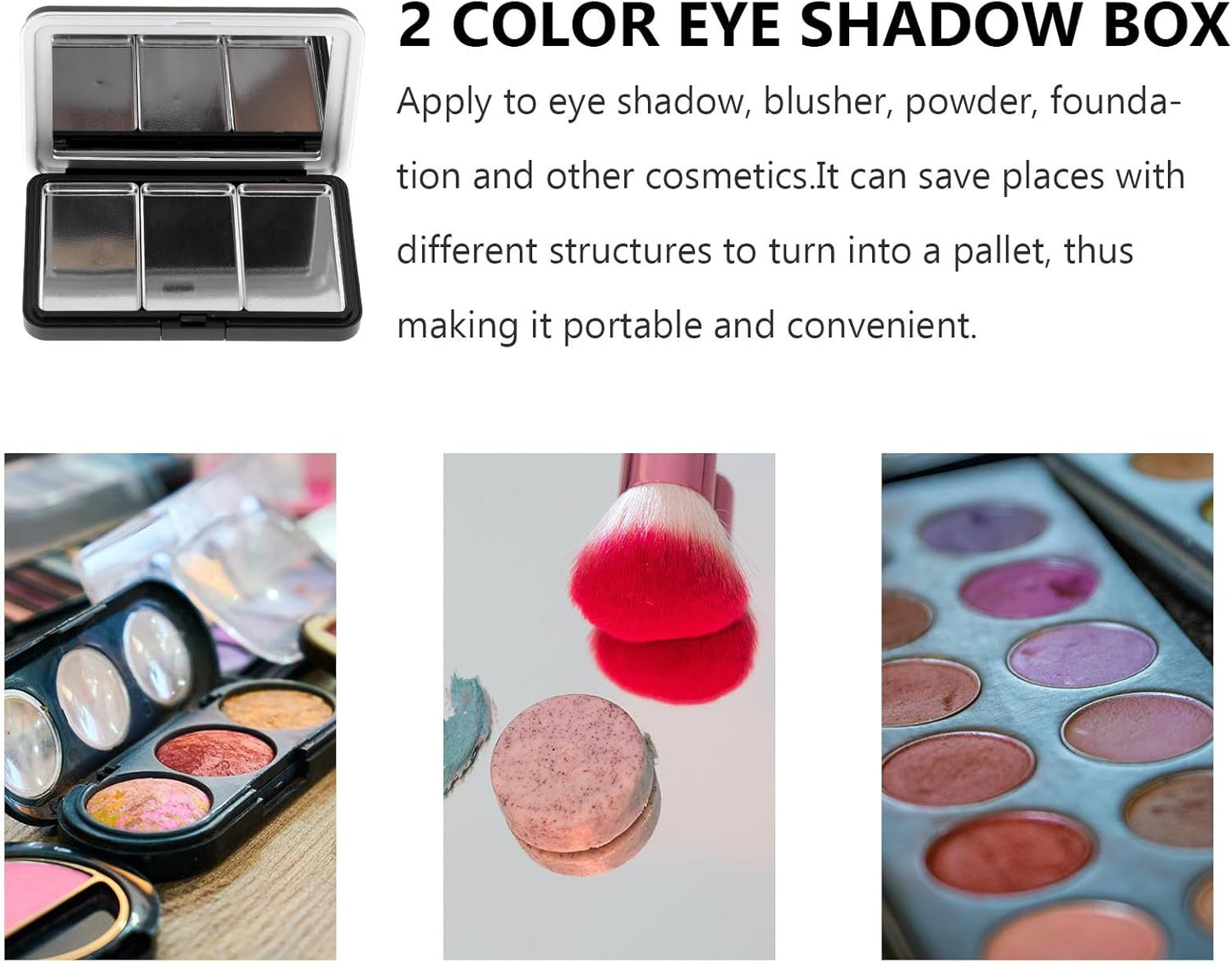 Empty Lipstick Palette - Refillable Magnetic Makeup Organizer Case for Blusher & Eyeshadow | Travel-Friendly Storage