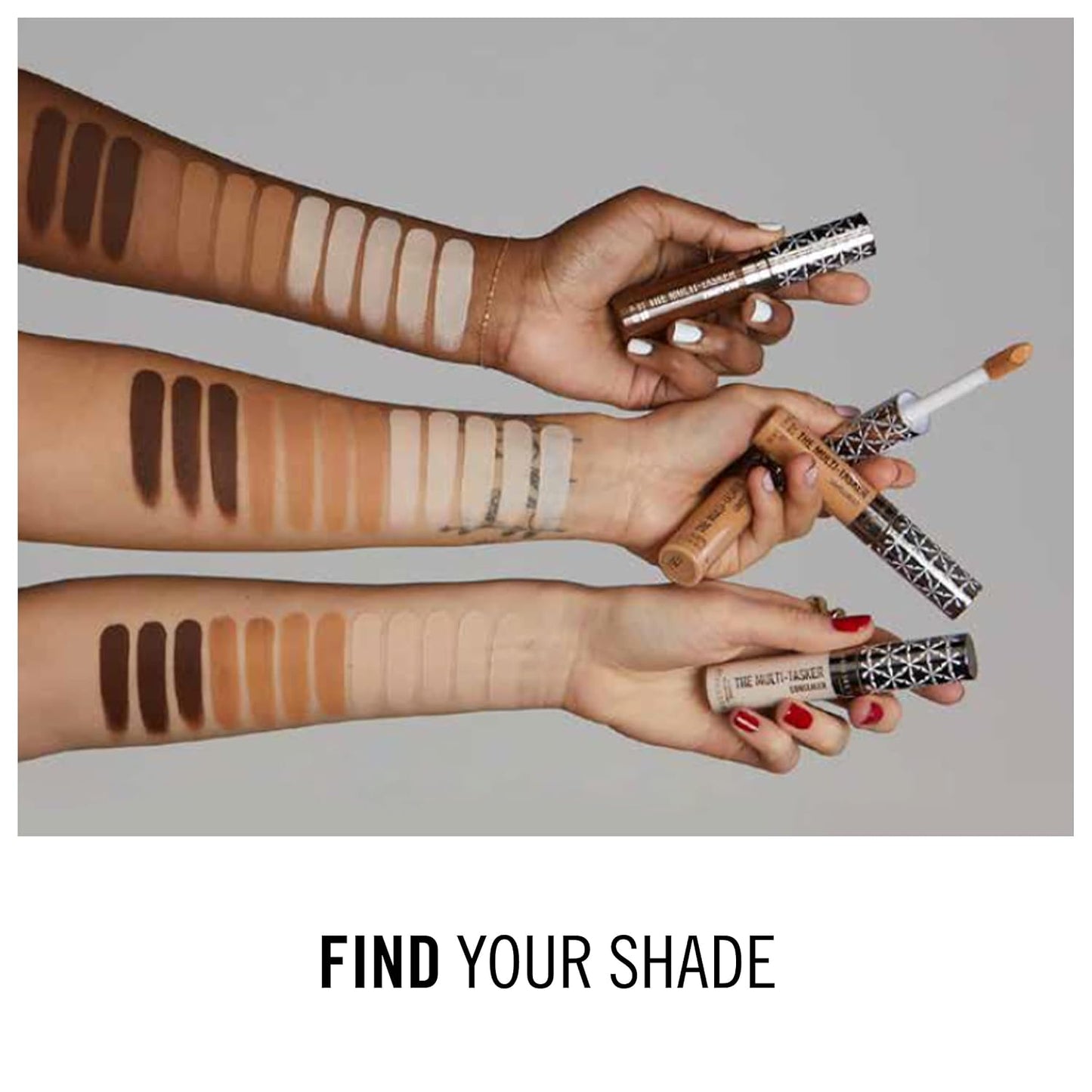 Rimmel London Multi-Tasker Concealer - Crease-Proof, Waterproof, 24-Hour Wear, 040 Ivory, 0.33oz