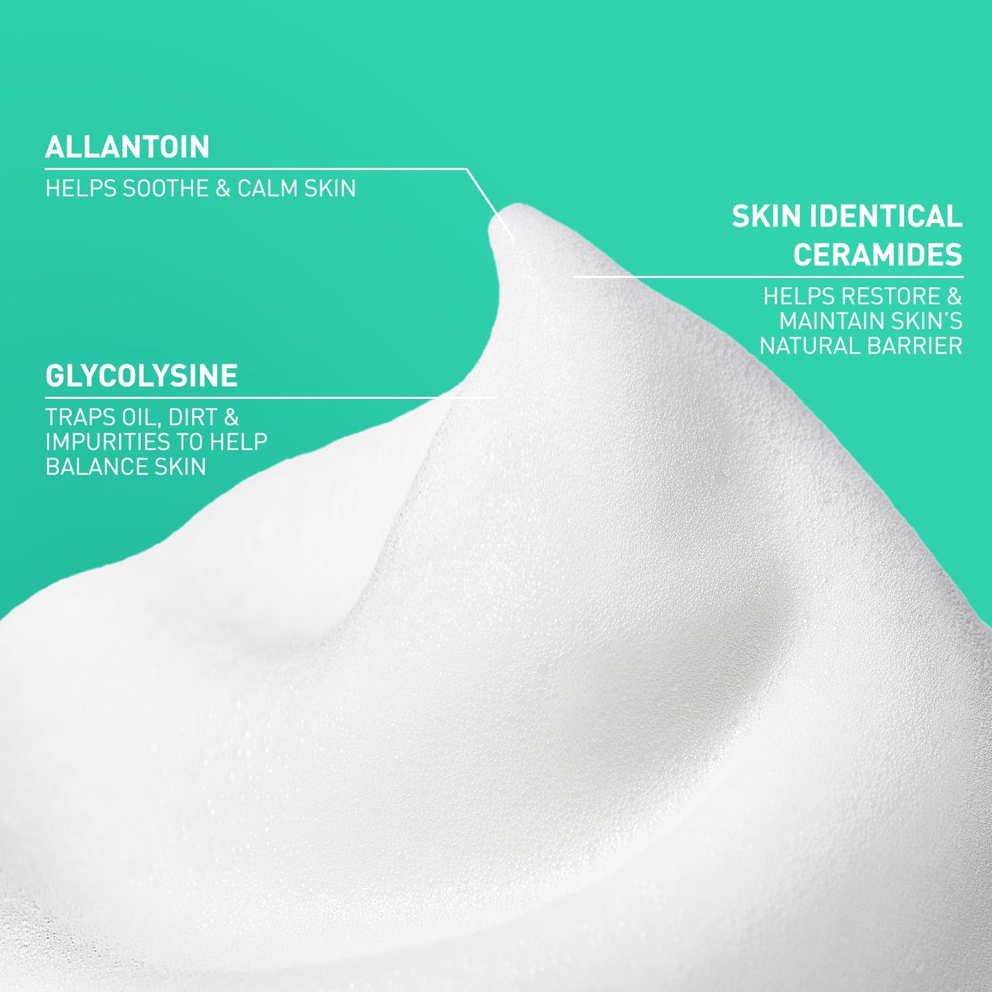 CeraVe Balancing Air Foam Face Wash, Foaming Facial Cleanser For Combination Skin, 8HR Oil Control + 24HR Hydration, Fragrance-Free & Non-Comedogenic, With Glycolysine™ & 3 Essential Ceramides, 8oz