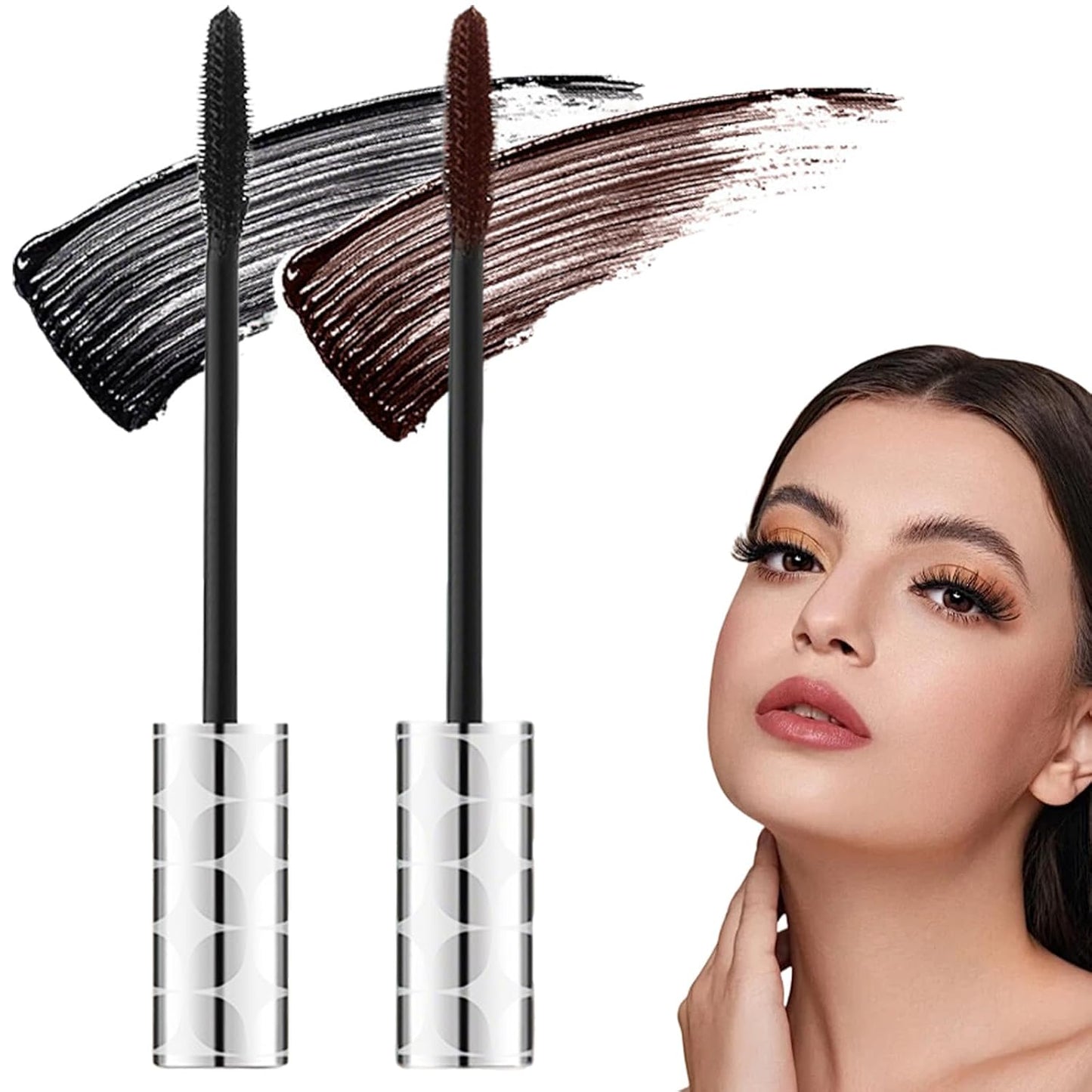 LECDOA Mascara for Older Women | Thickening & Lengthening | Waterproof, Non-Clumping, Black