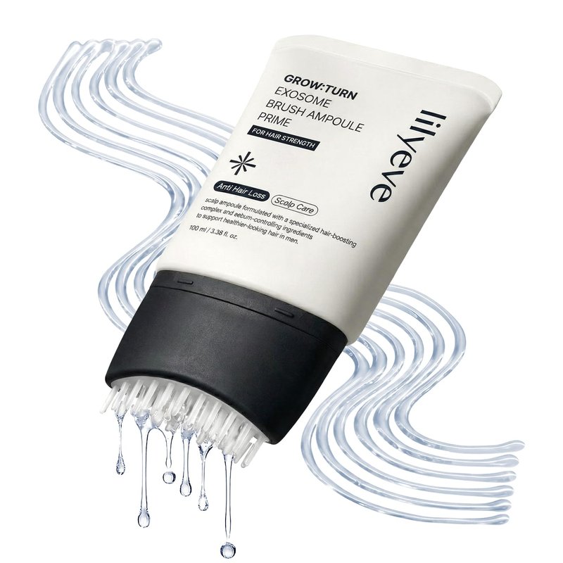 Exosome Hair Growth Brush Ampoule - Revitalize Male Pattern Hair Loss | 3.38 fl. oz.