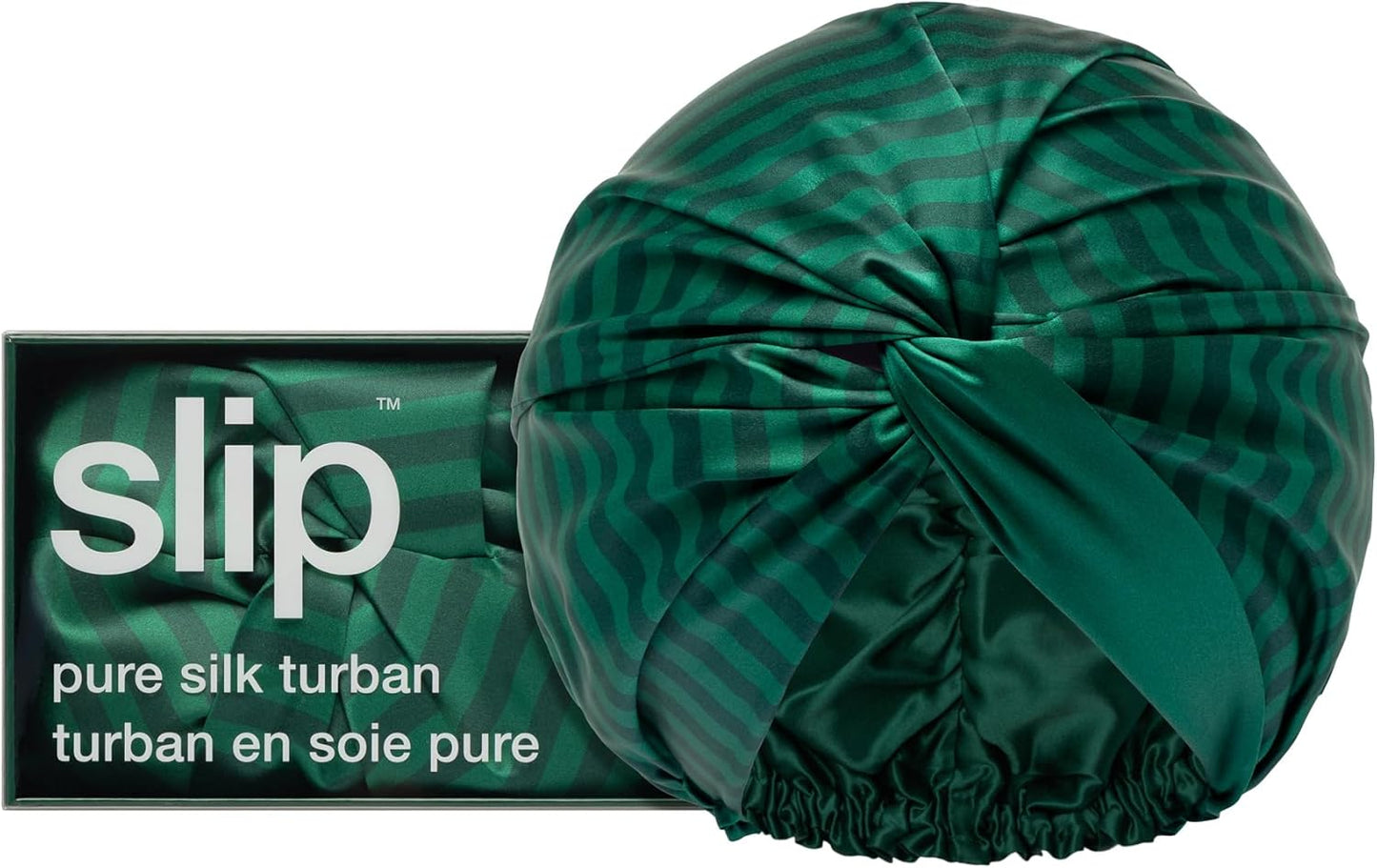 SLIP Pure Silk Turban - 100% Mulberry Silk, Ultra Soft & Gentle on Hair, Prevents Breakage & Frizz