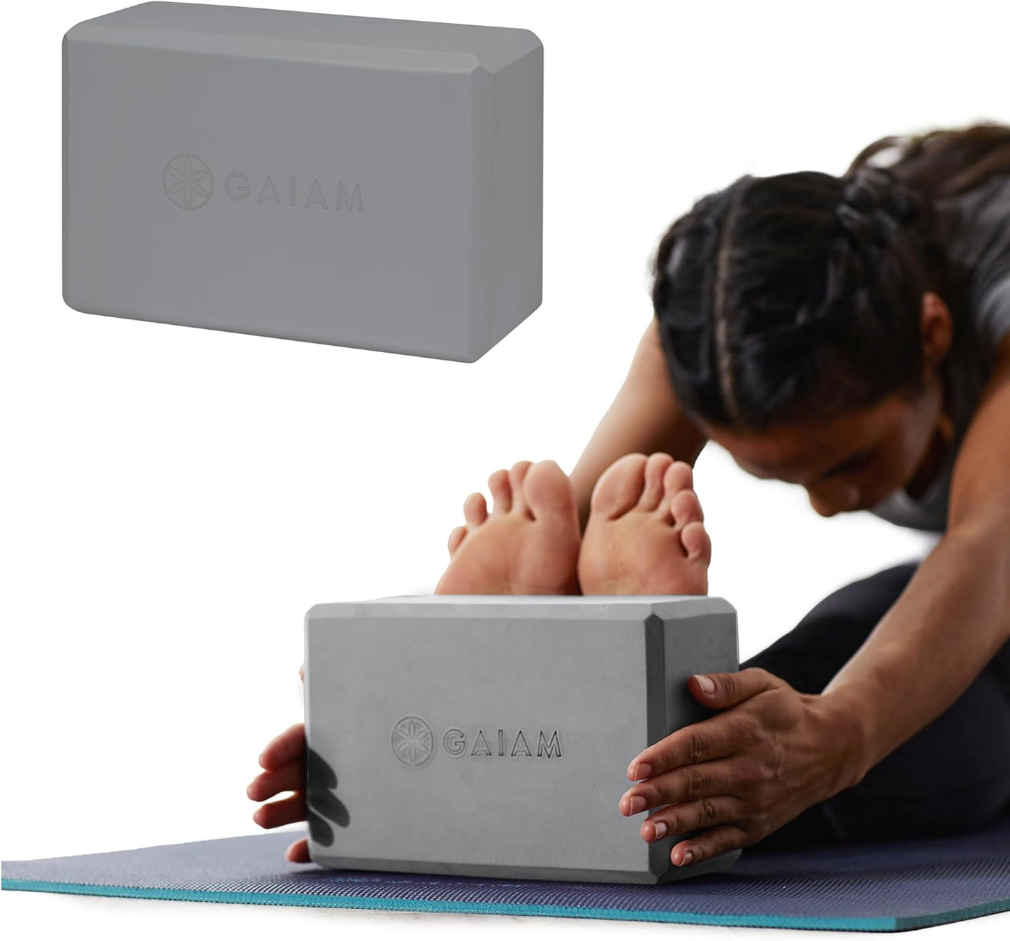 Yoga Block - Supportive Latex-Free EVA Foam with Non-Slip Surface | Ideal for Yoga, Pilates, Meditation