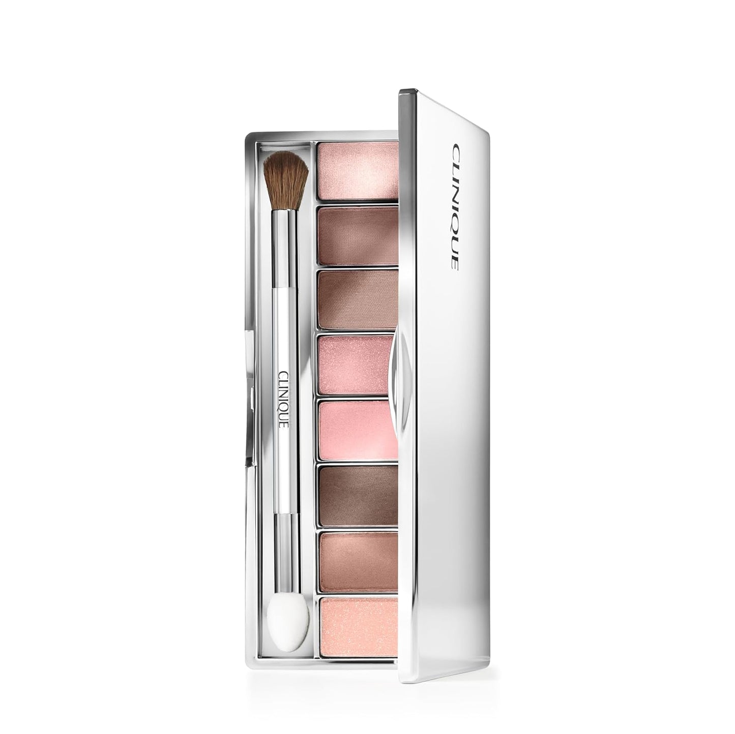 Clinique Eye Shadow Palette - 8 Silky Buildable Shades for Sensitive Eyes | Black Honey, Pink, Nude Honey