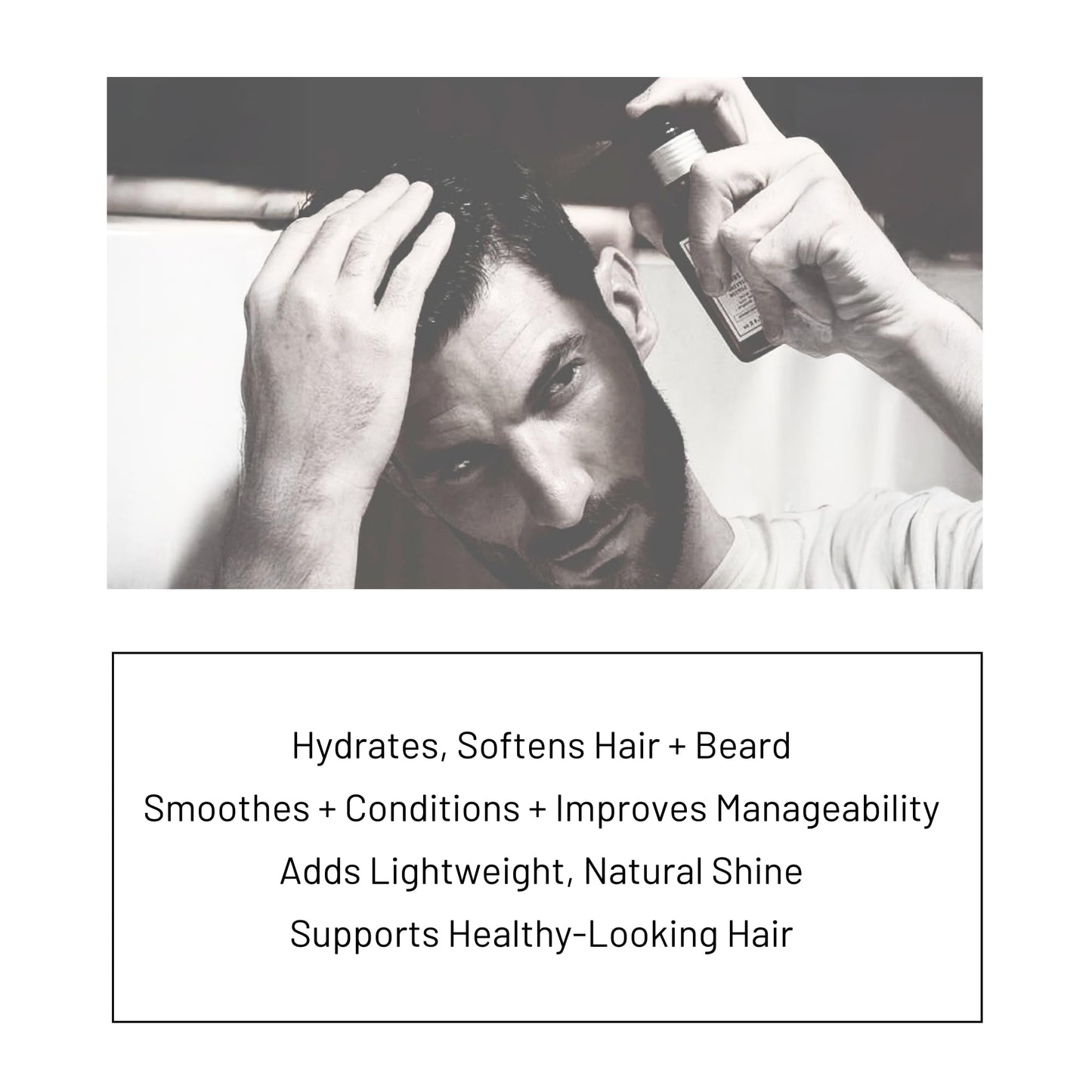 DEPOT No. 202 Complete Leave-In Conditioner for Hair & Beard | Lightweight Hydration & Conditioning with Botanical Complex | 3.3 fl.oz.
