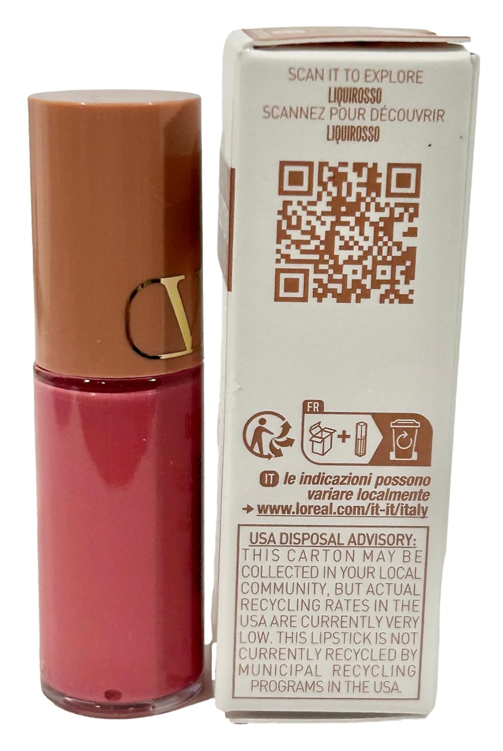 Valentino Lip & Blush Matte - Catch Me If You Can | Mini Travel Size 0.1 oz / 3.9 ml