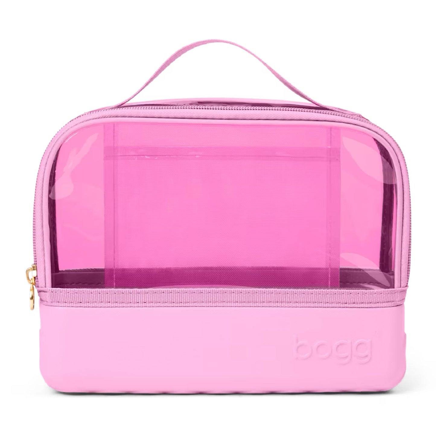 BOGG BAG Boggs n Ends Travel Organizer Pouch – 9” x 3” x 7” – Durable, Washable, Tip-proof – Compact Cosmetics Case (Pink Taffy)