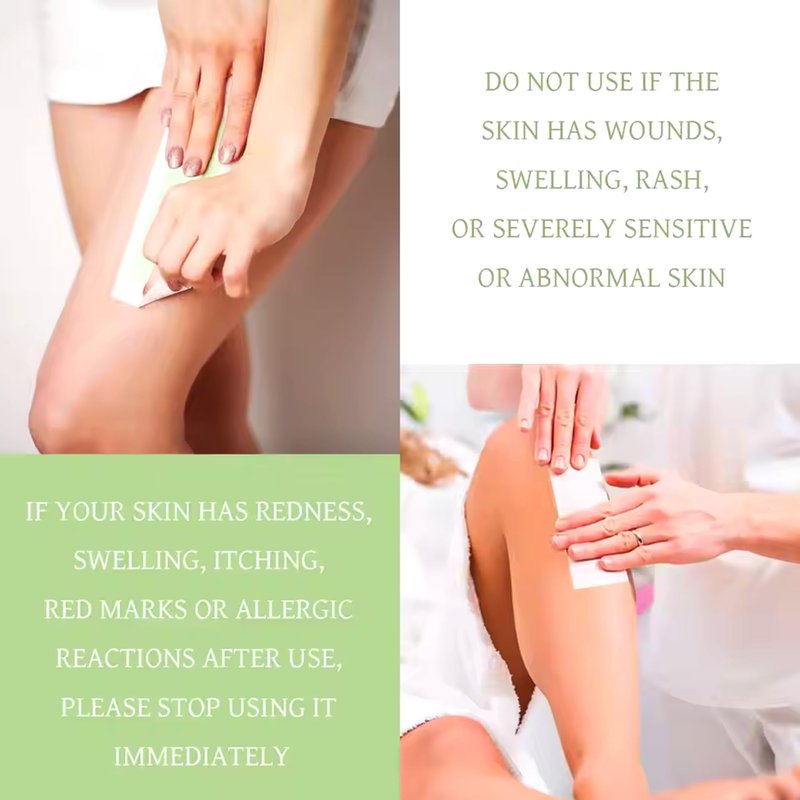 Wax Strips for Legs, 200 Sheets Wax Strips for Hair Removal 8x3 Inch Thickened Cotton Fiber Hair Removal for Legs, Armpits, Arms