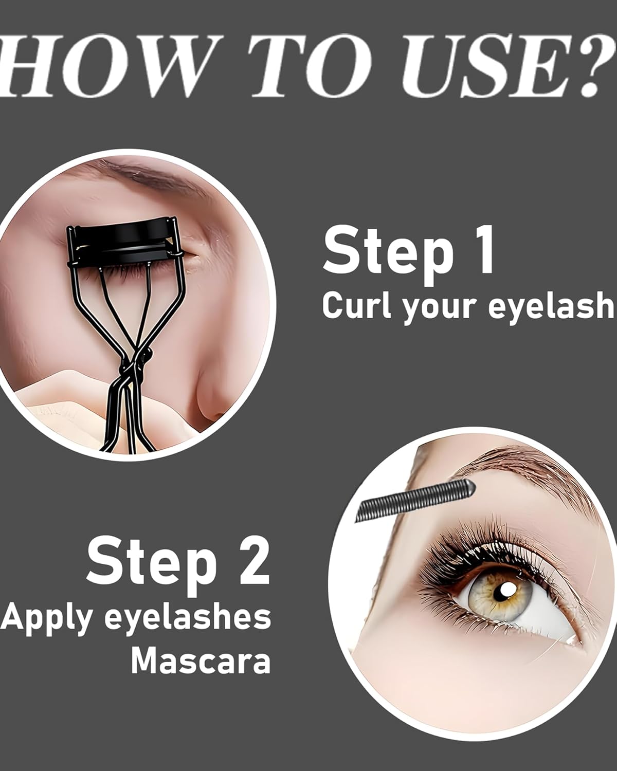 Waterproof Black Mascara - Lengthening Tubing Formula for Quick Drying & Curling | 3D Curling Effect