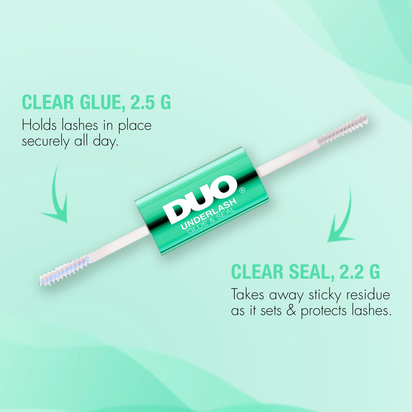 DUO Under Lash Glue & Seal – Clear Eyelash Adhesive with Gentle Removal, Easy 1 Day Wear, Strong Hold Eyelash Glue for DIY Lash Clusters